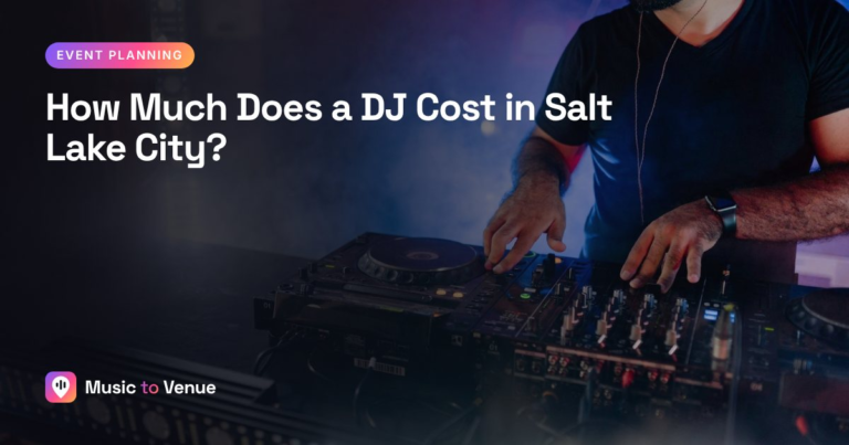 How Much Does a DJ Cost in Salt Lake City?