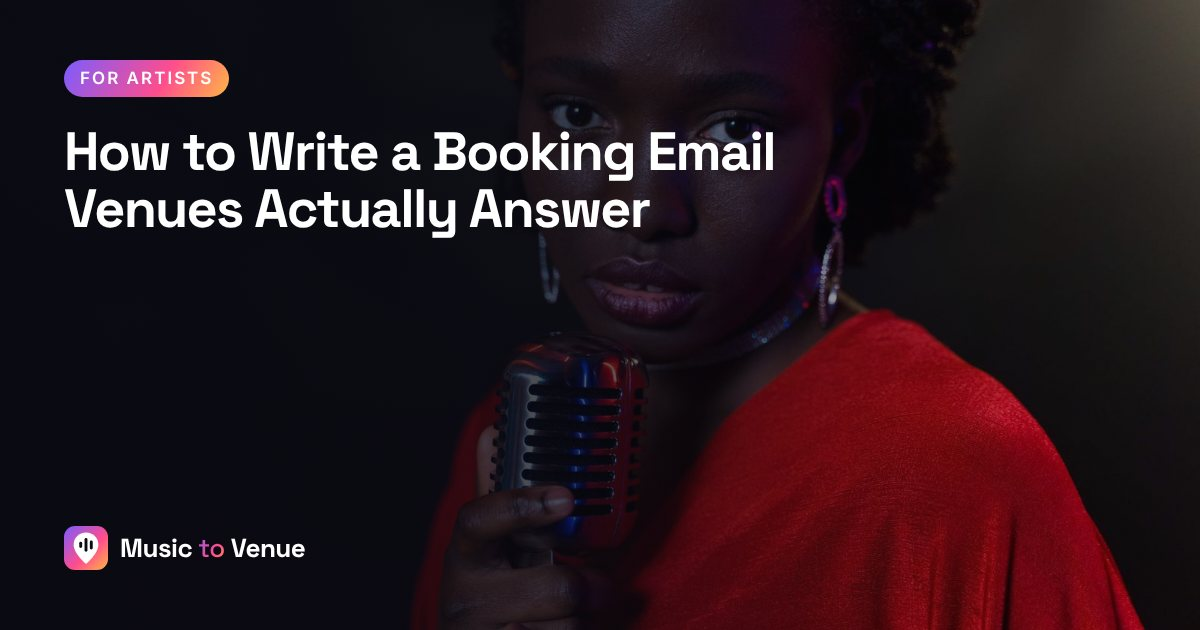 How to Write a Booking Email Venues Actually Answer