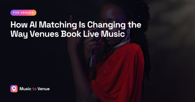 How AI Matching Is Changing the Way Venues Book Live Music